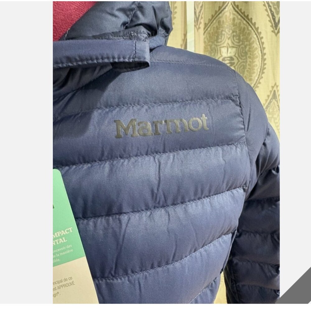 NWT! Marmot *Echo Featherless* Puffer Jacket | Arctic Navy | Women's XS - Picture 4 of 6